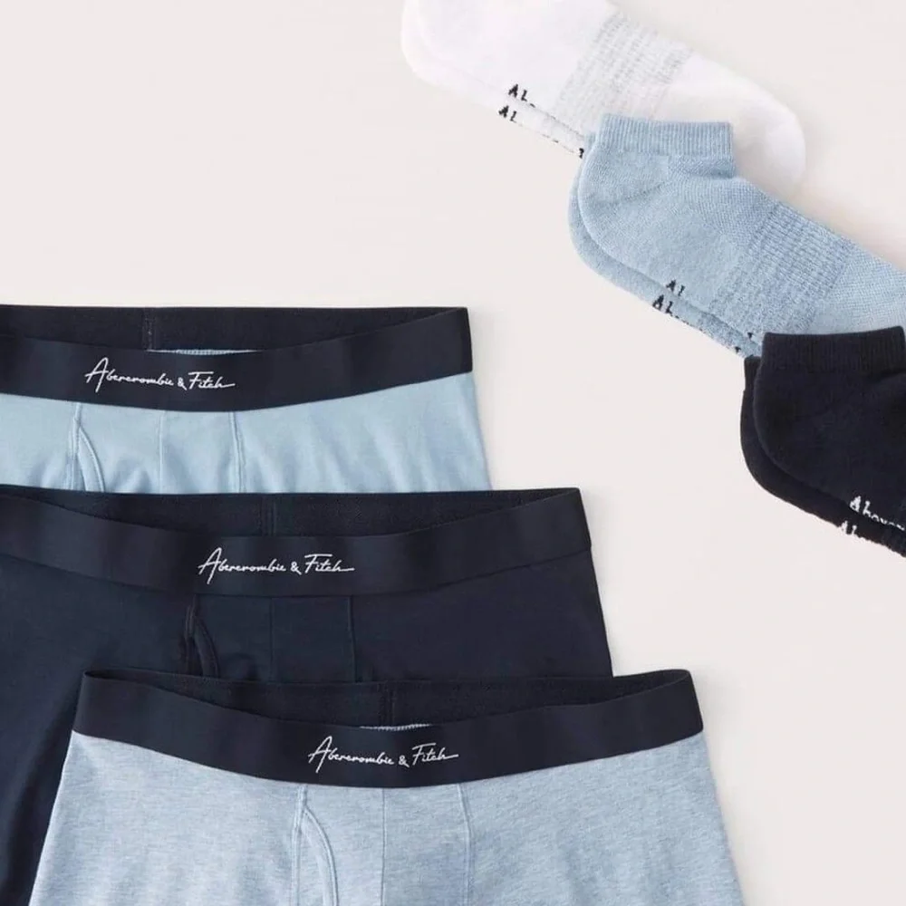 Abercrombie and Fitch Undies sock set size Medium NIP